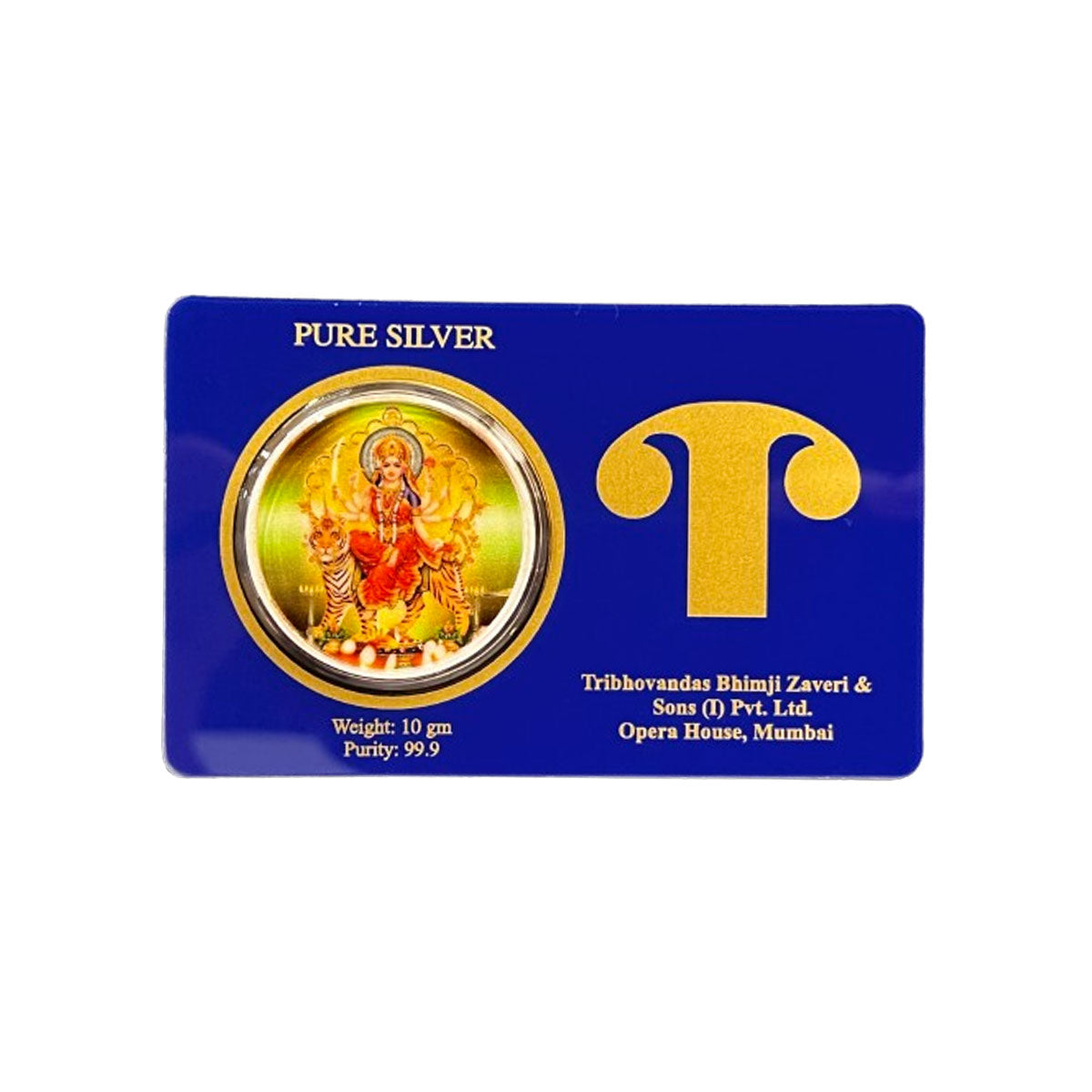 10 gm Printed Silver Coin