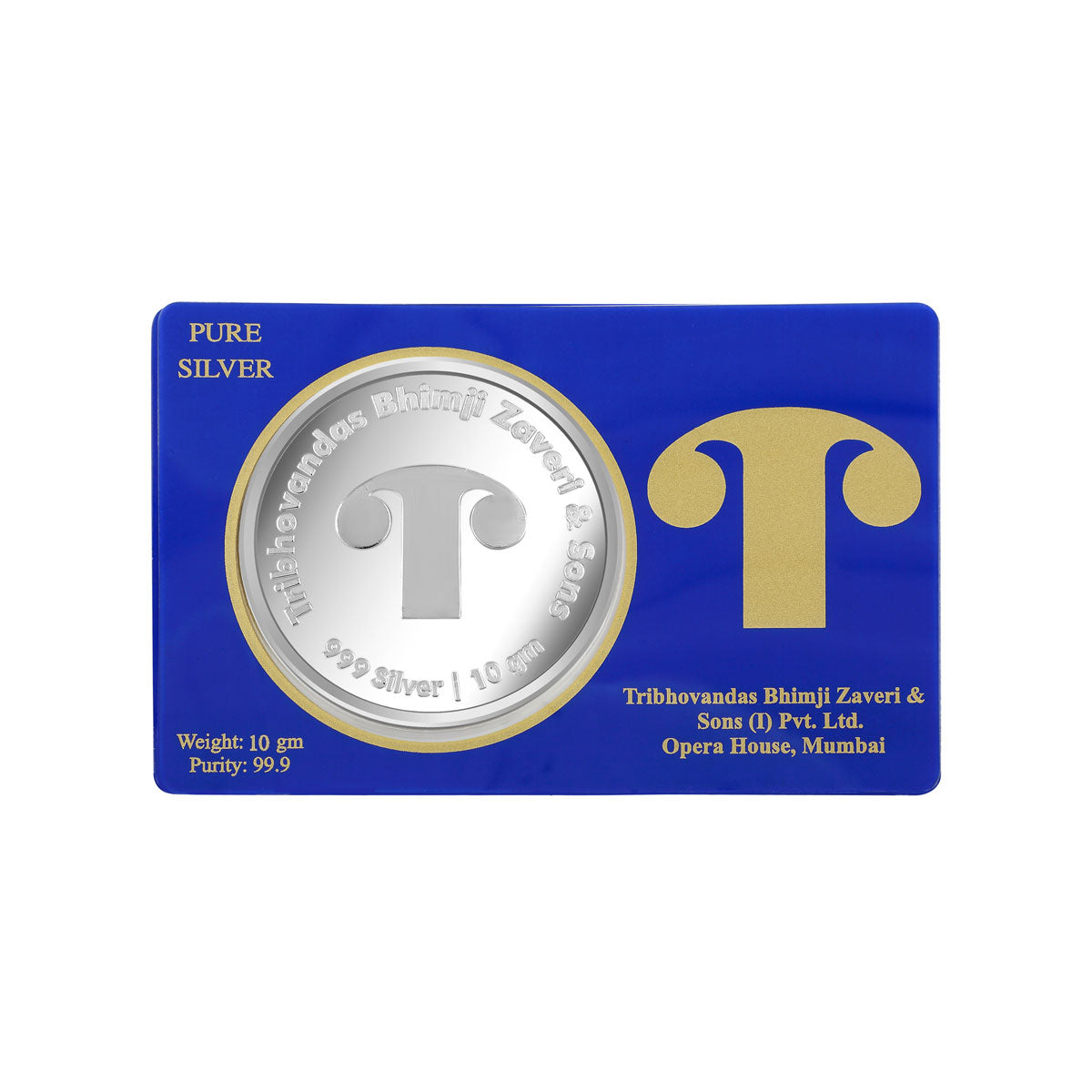 10 gm Mahavir Silver Coin