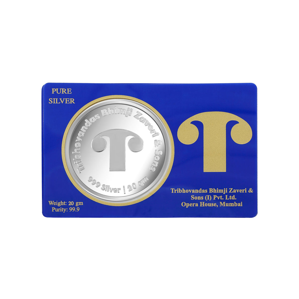 20 gm Mahavir Silver Coin