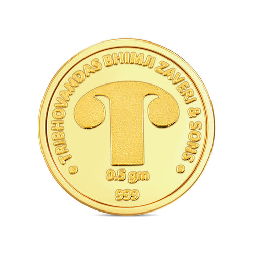 0.5 gm Swastik Gold Coin