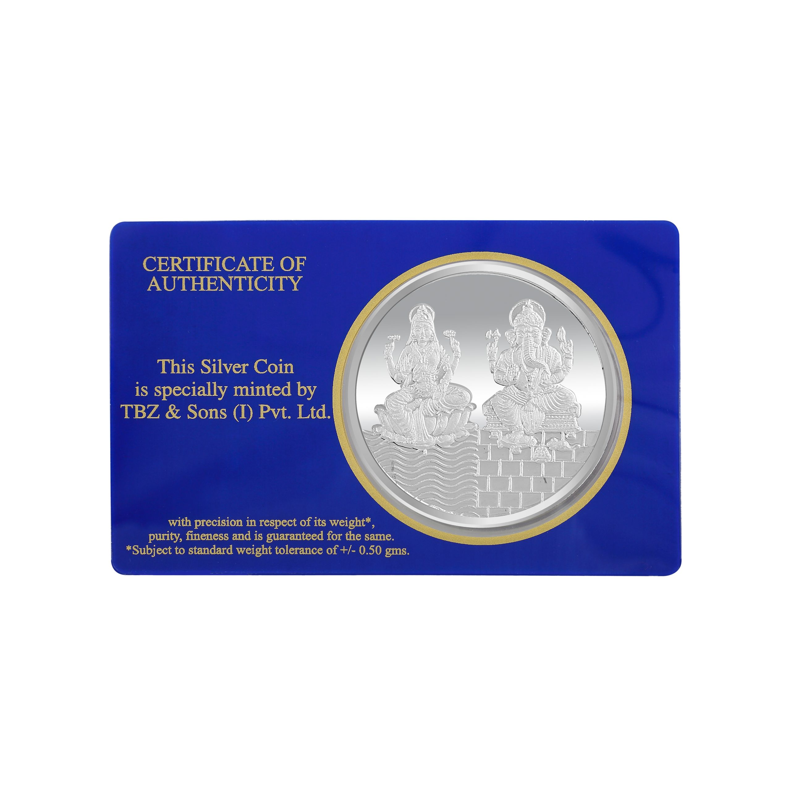 20 Gm Silver Coin TBZ Sons
