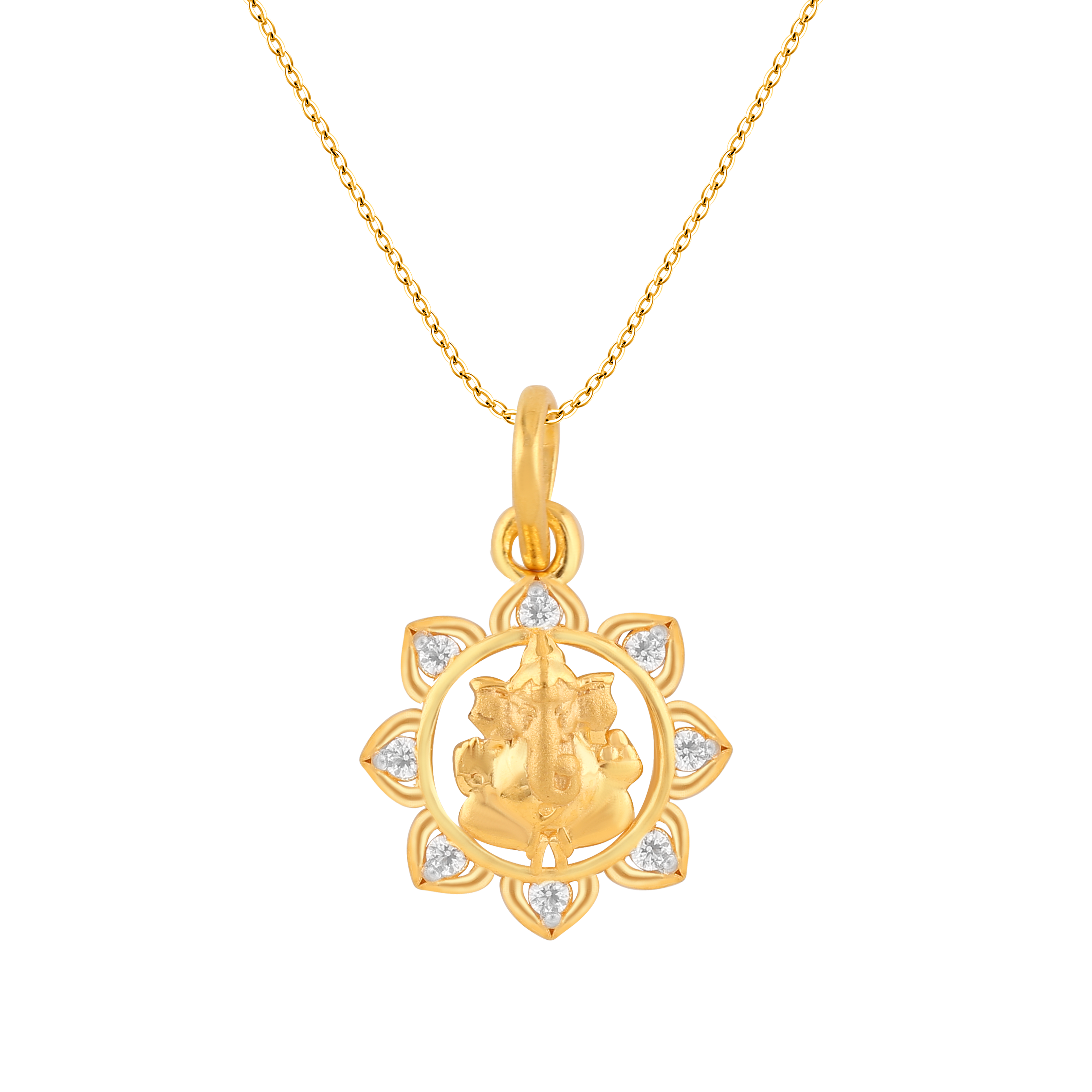 Elegant 22 Karat Lord Ganesha Gold Pendant