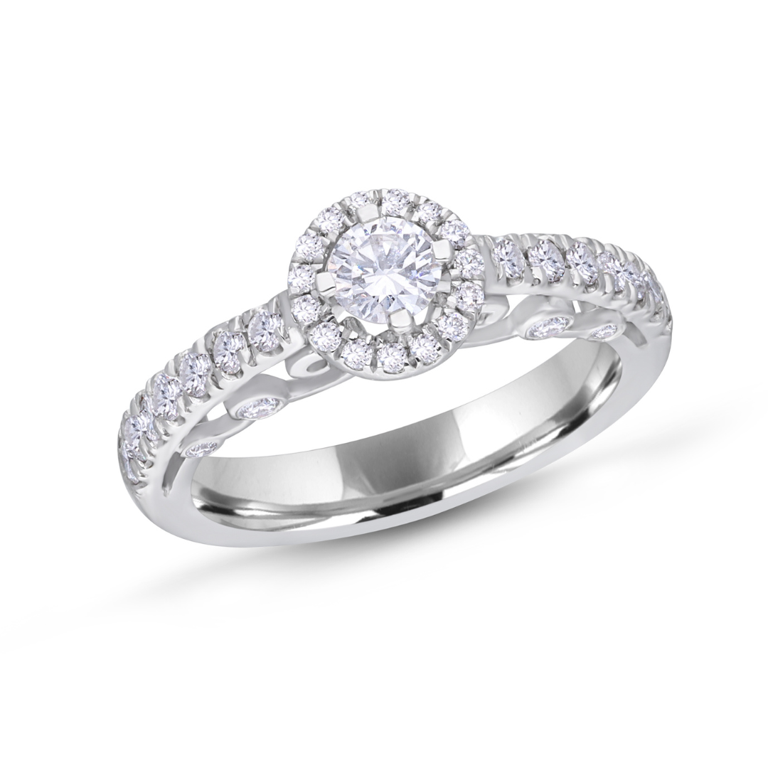 Eternal Promise 18Kt White Gold Diamond Ring