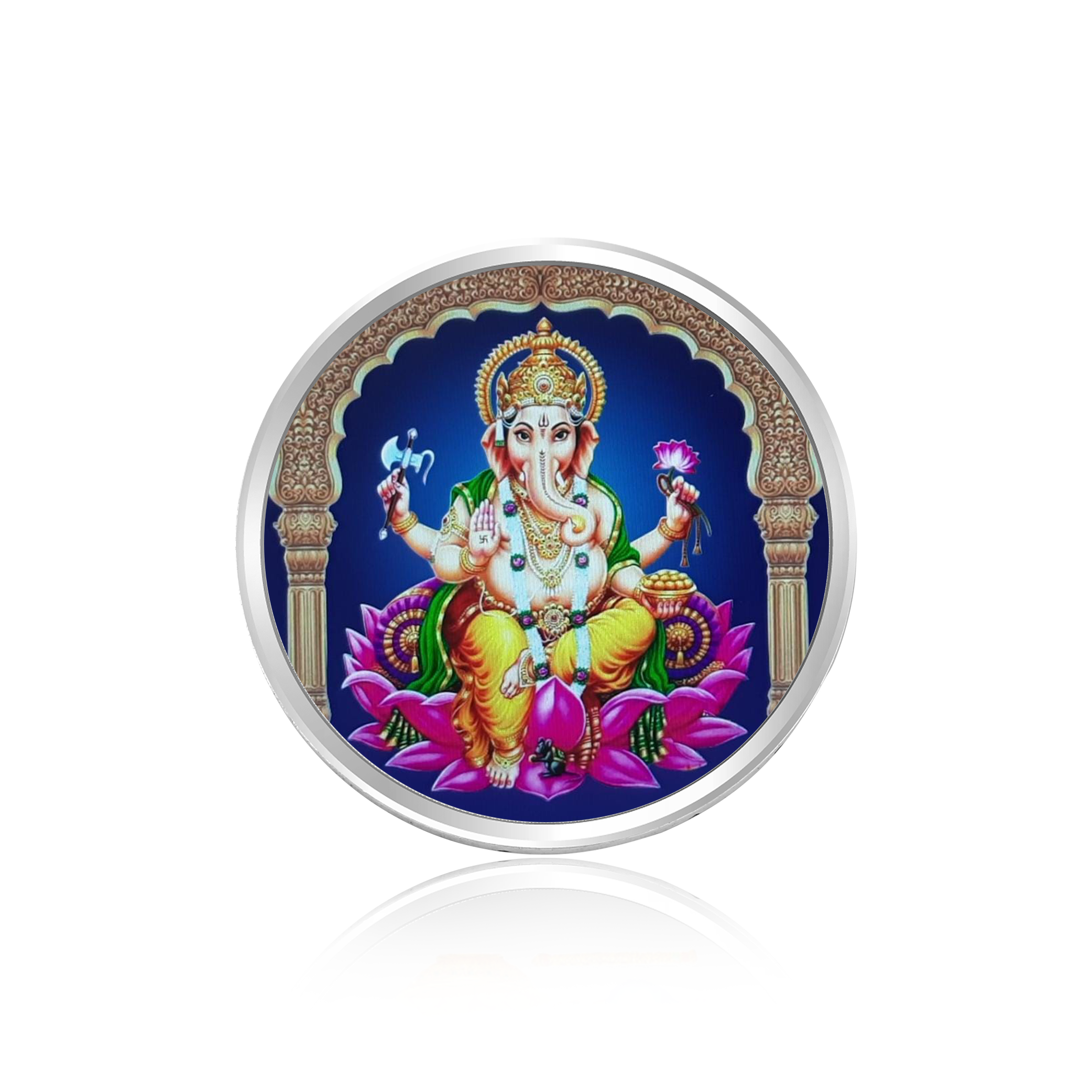 Pure Silver 20gms Ganesha Coin