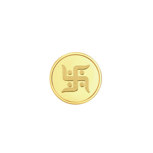 2 gm Swastik Gold Coin – 999 24KT