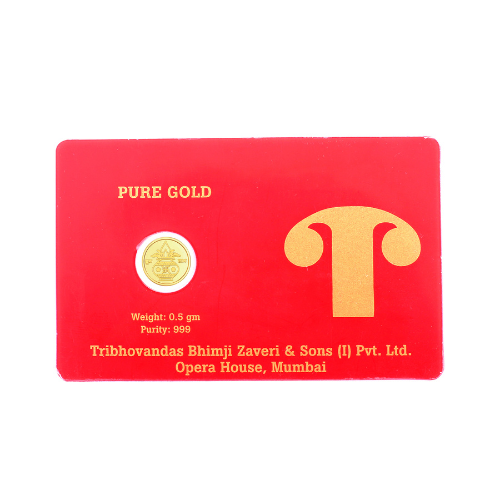 0.5 gm Kalash Gold Coin – 999 24KT