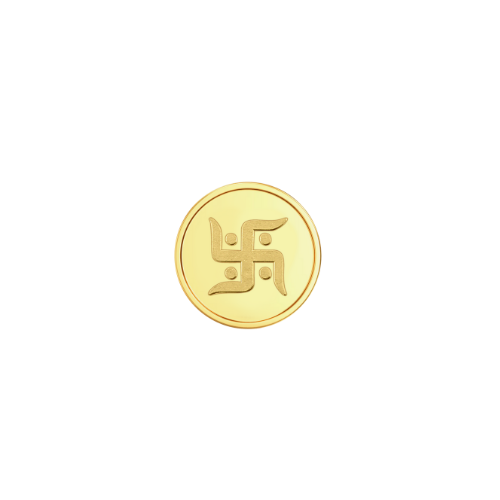 0.5 gm Swastik Gold Coin – 999 24KT